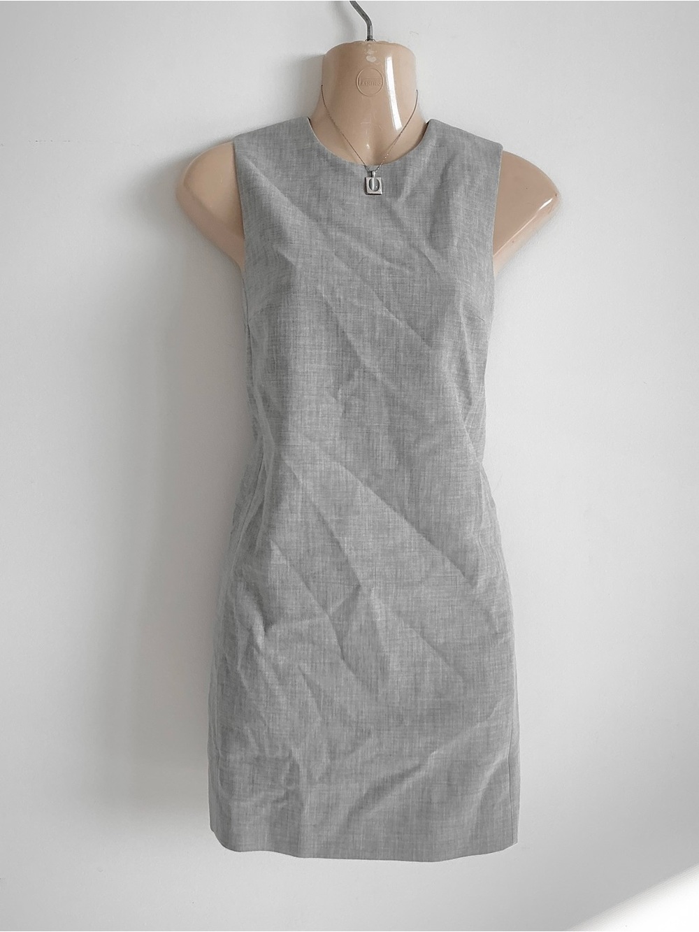 2XS Aritzia 60s style dress grey gray work business office professional classy